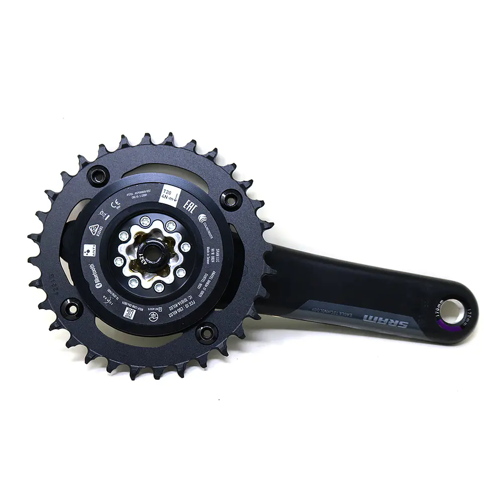 Volante SRAM Powermeter Eagle XX1 Boost DUB 104BCD 32T 175 mm Carbono 2