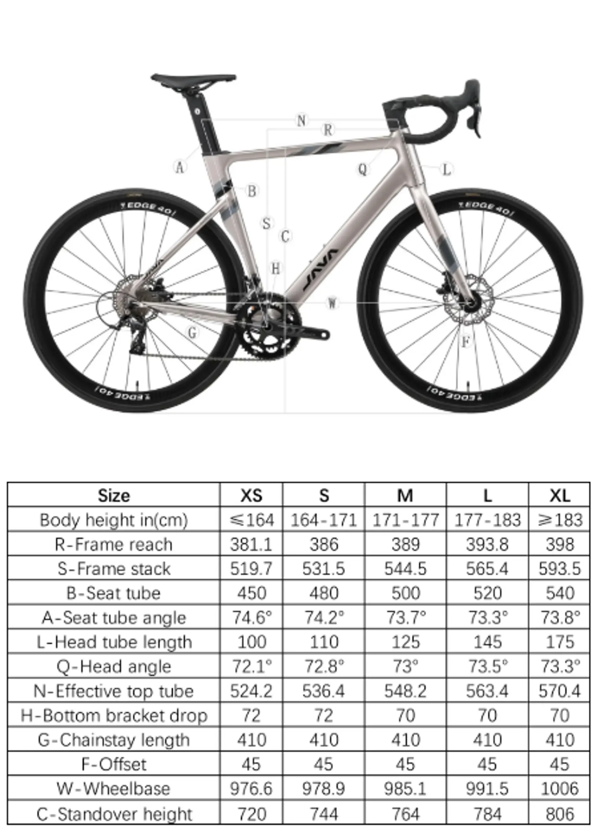 Bicicleta Java Auriga RX-24 8