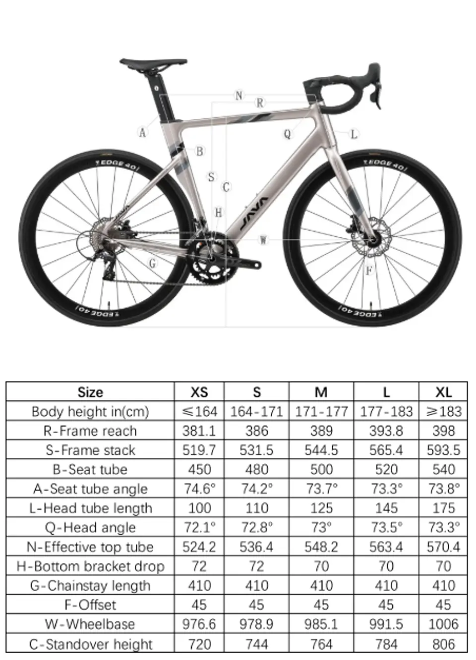Bicicleta Java Auriga RX-24 8
