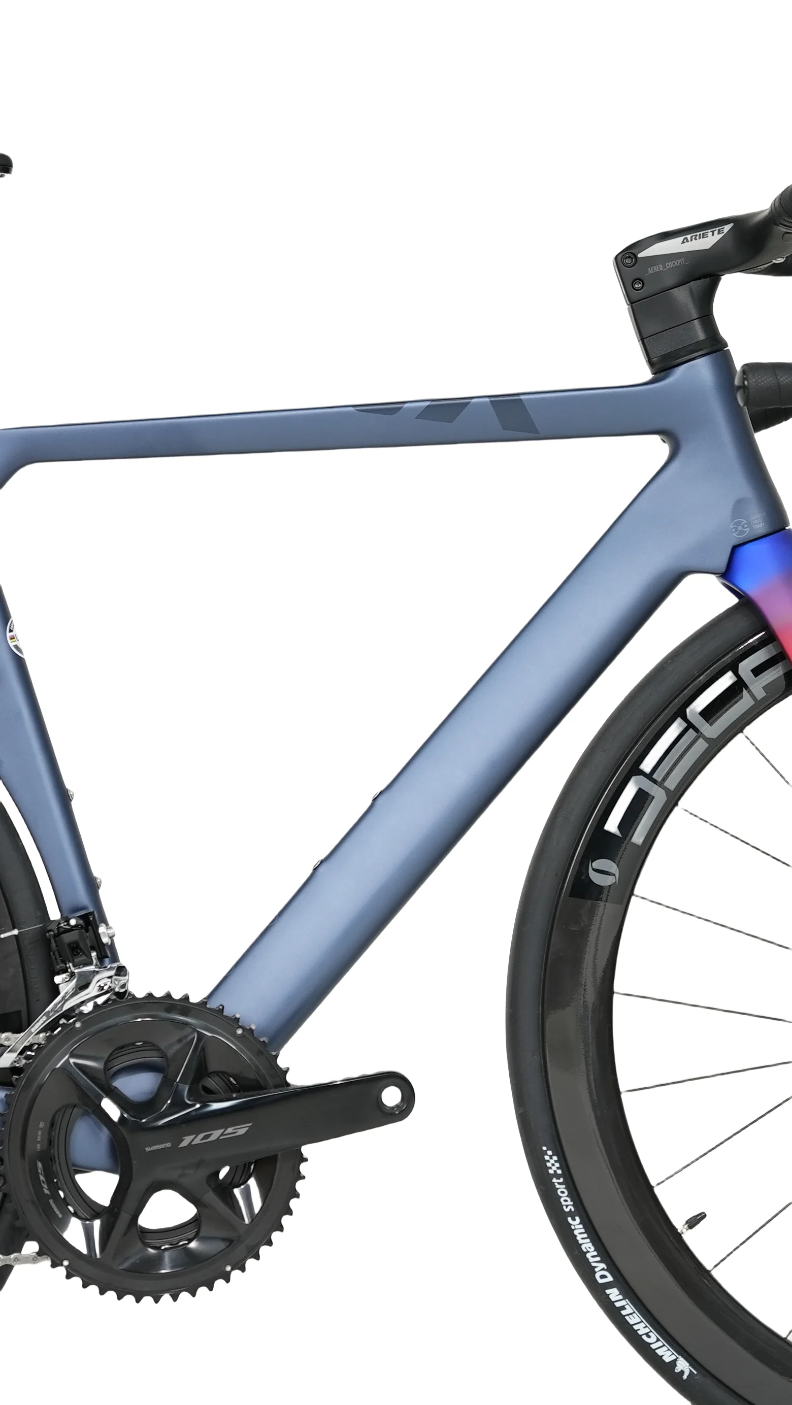 Bicicleta Java Fuoco Top 105-2 Azul Mate 4
