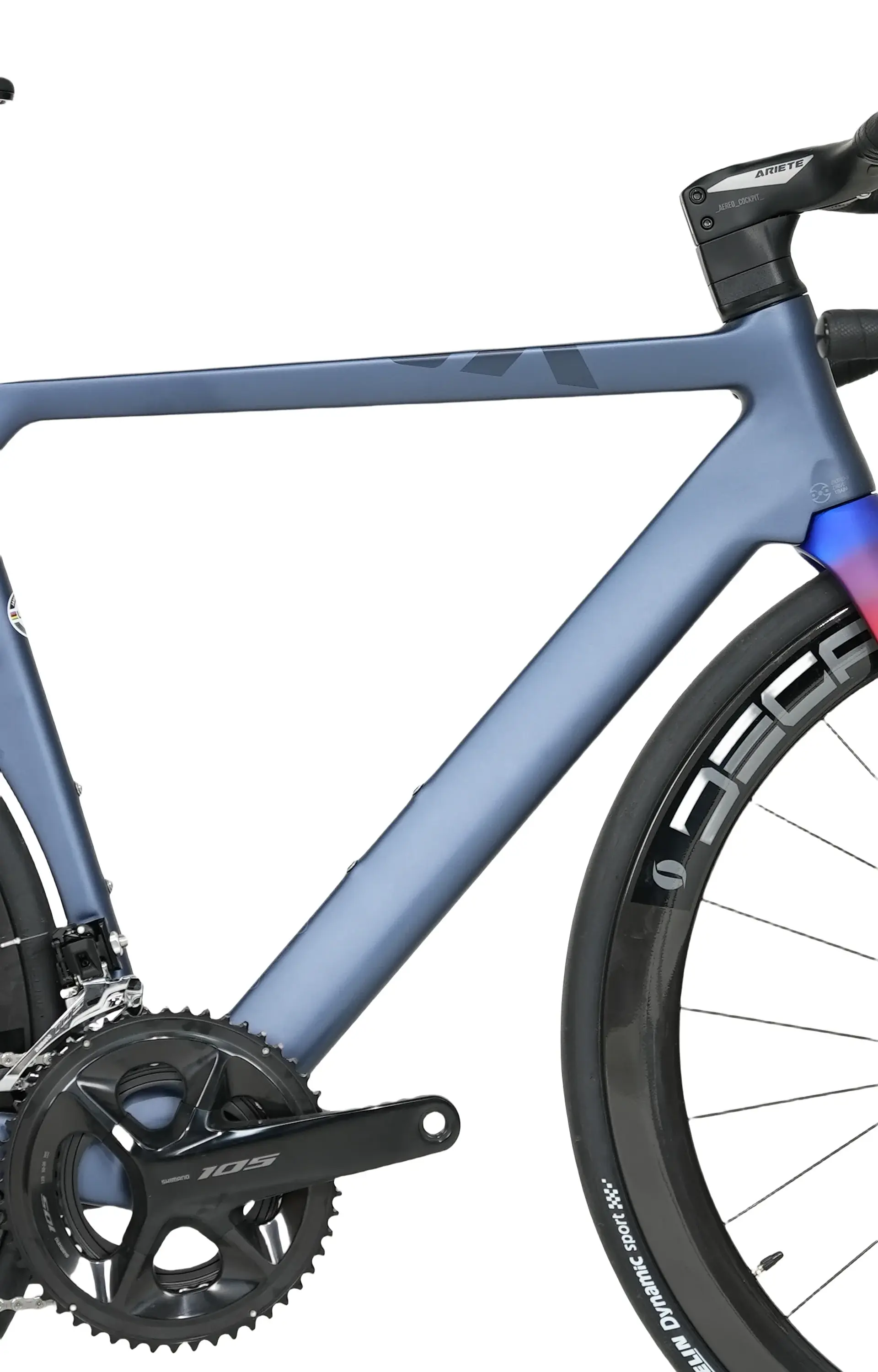 Bicicleta Java Fuoco Top 105-2 Azul Mate 4