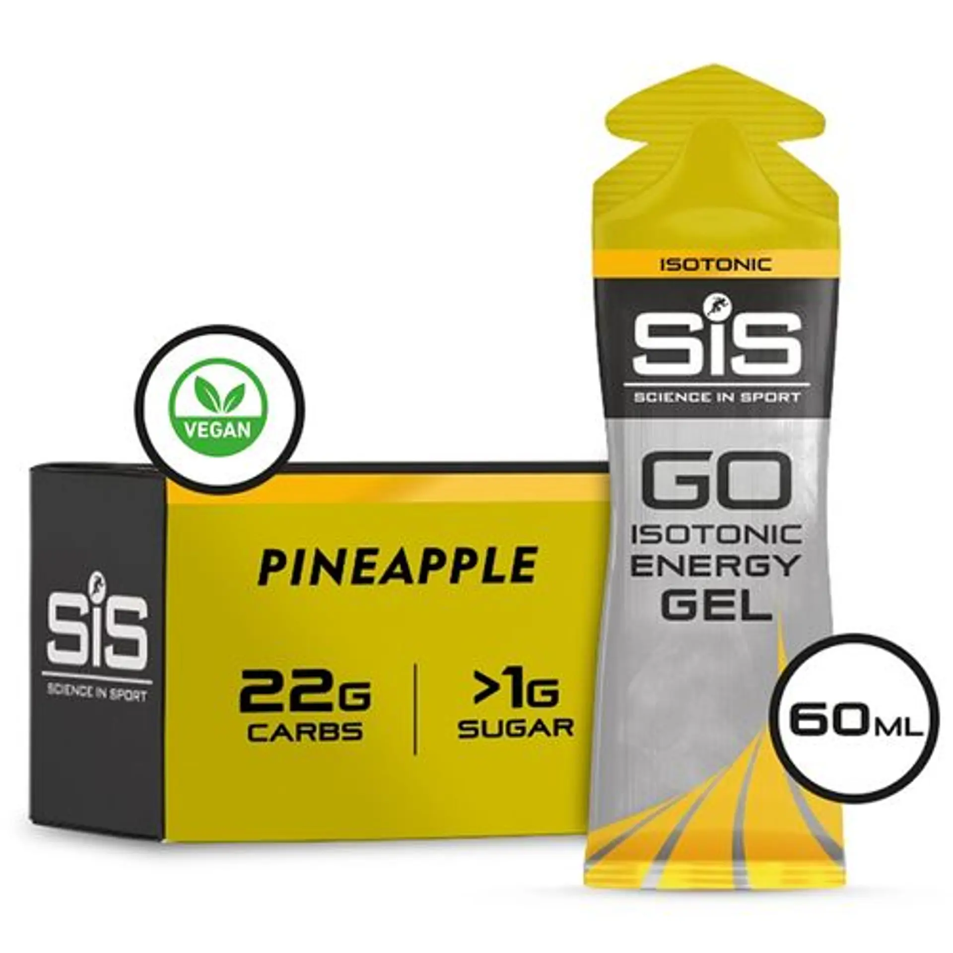 Gel SiS GO Isotónico Piña 60ml 1