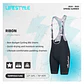 Calza Corta con Tirantes Monton Lifestyle Ribon Dark Grey Masculino - Miniatura 4