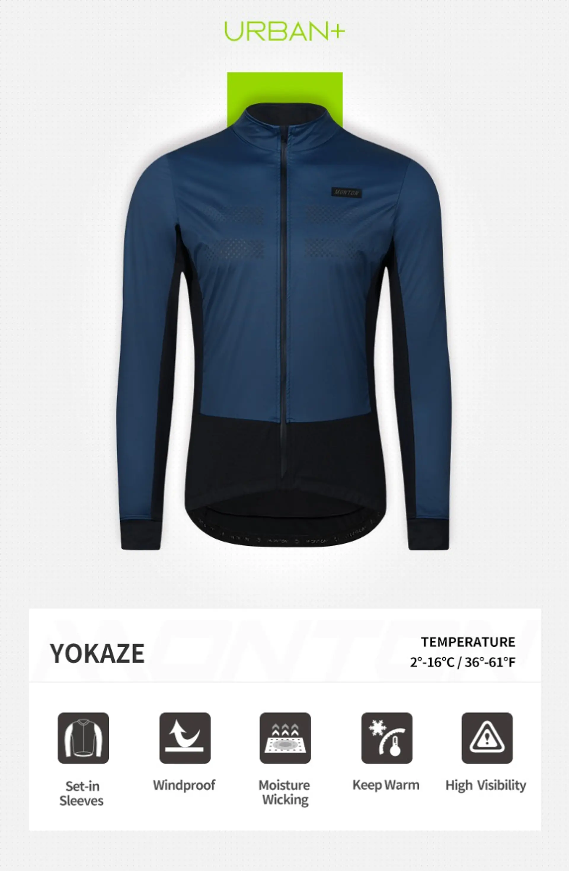 Chaqueta Térmica Monton Yokaze Deep Blue Masculino 3