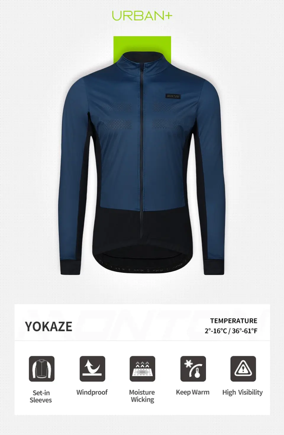 Chaqueta Térmica Monton Yokaze Deep Blue Masculino 3