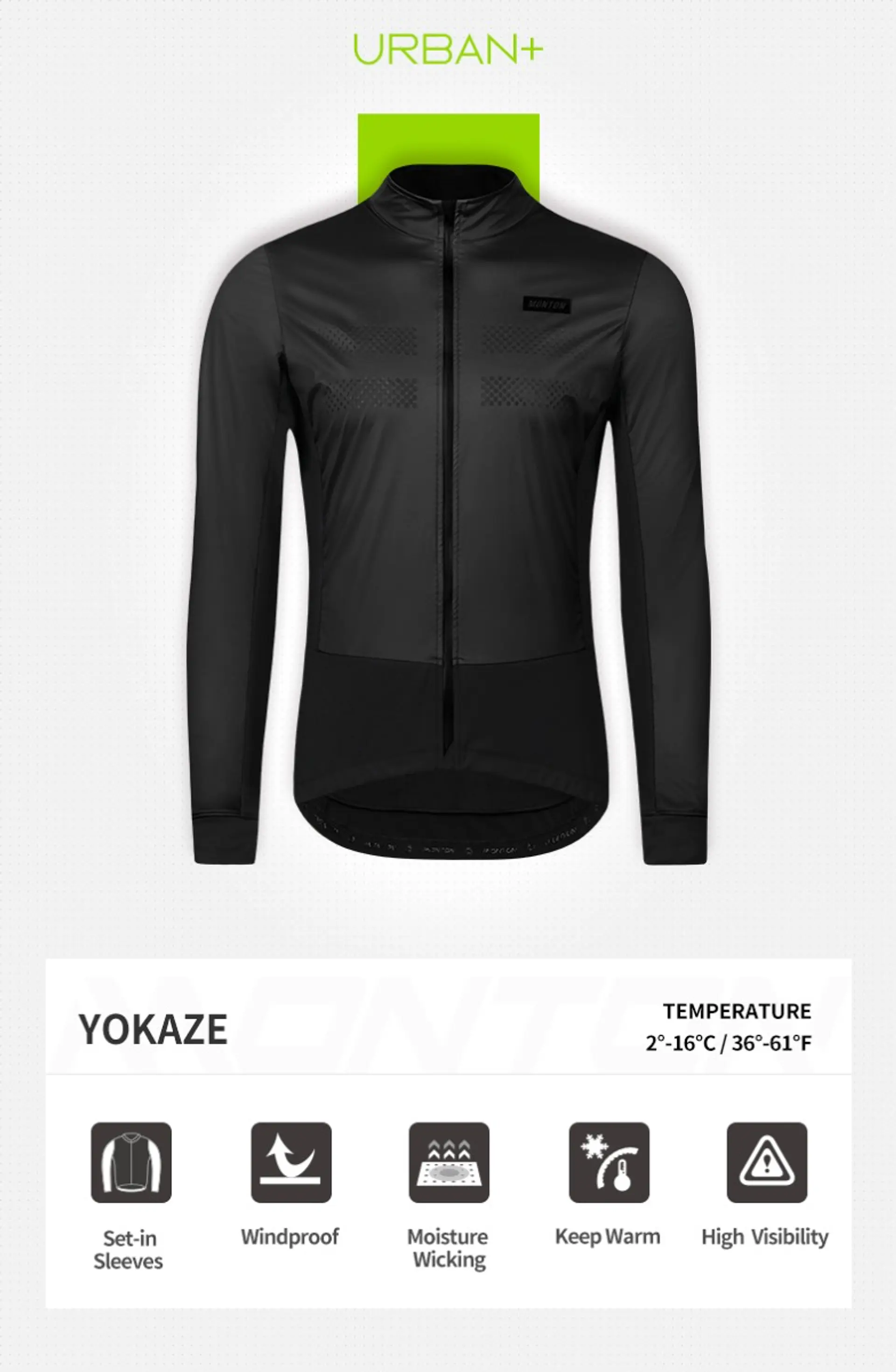 Chaqueta Térmica Monton Yokaze Black Masculino 3