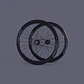 Set Ruedas de Carbono Decaf 700C Perfil 50 mm Disc 12x100/12x142 - Miniatura 1
