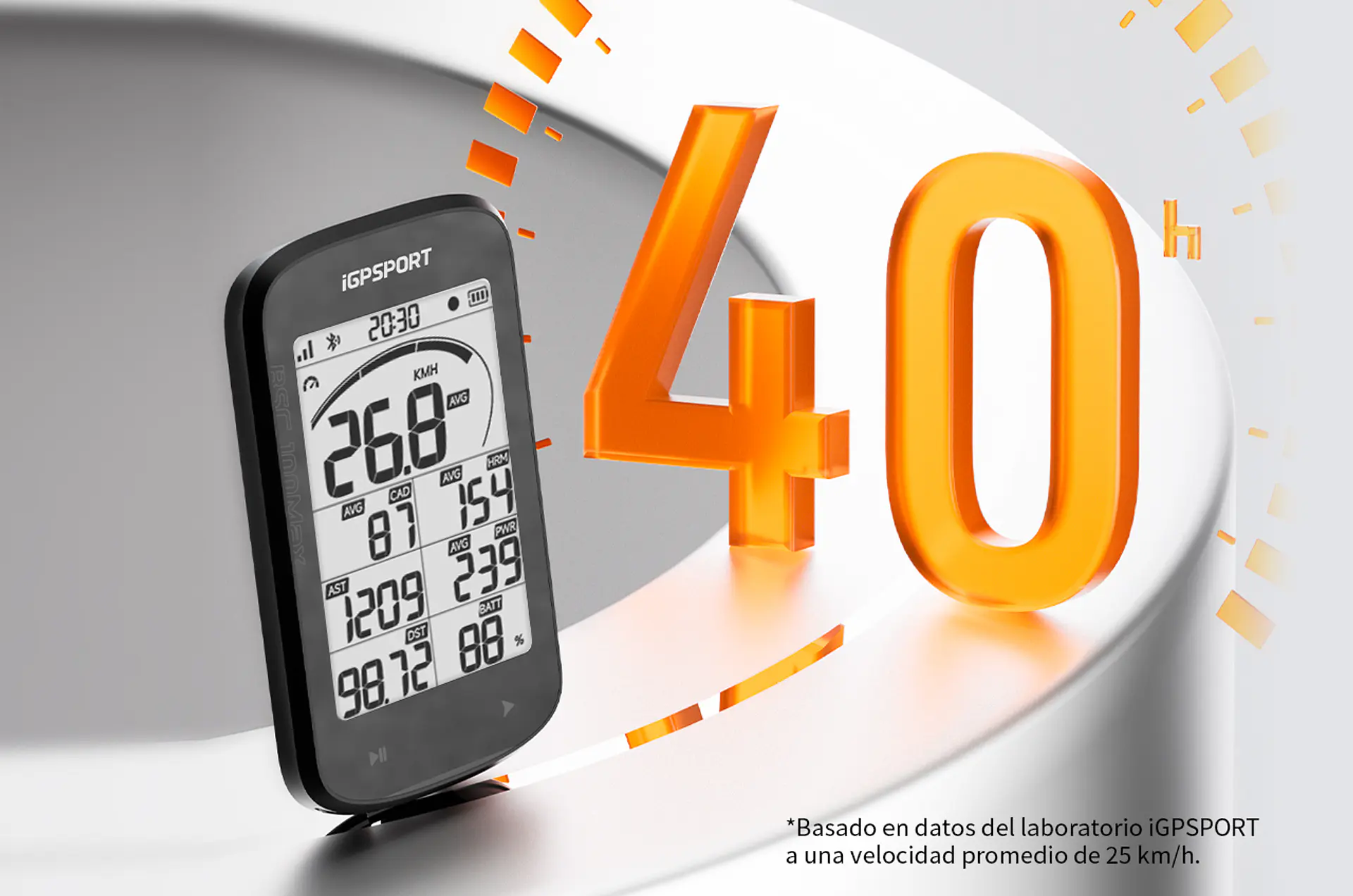 Ciclocomputador GPS iGPSPORT BSC100Max Pantalla 3” 7