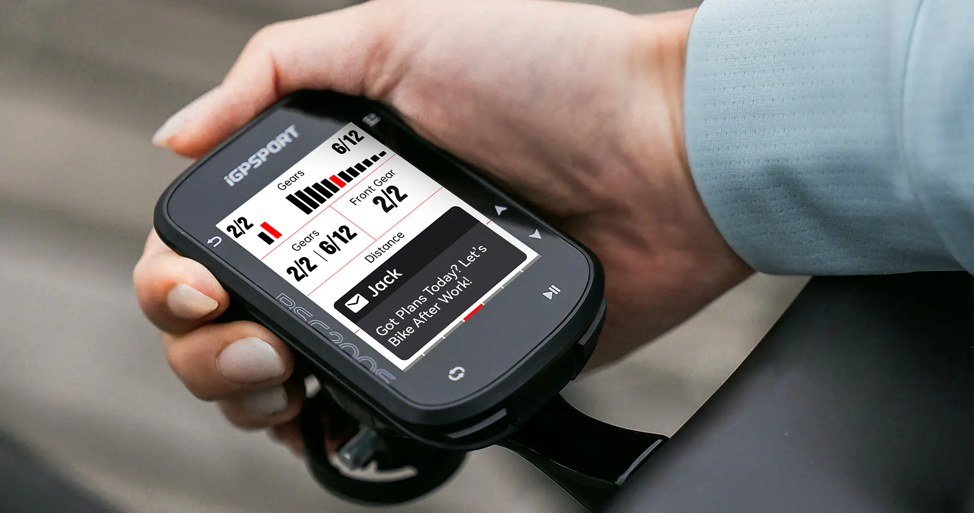Ciclocomputador GPS iGPSPORT BSC200S Pantalla Color 2.4” 5