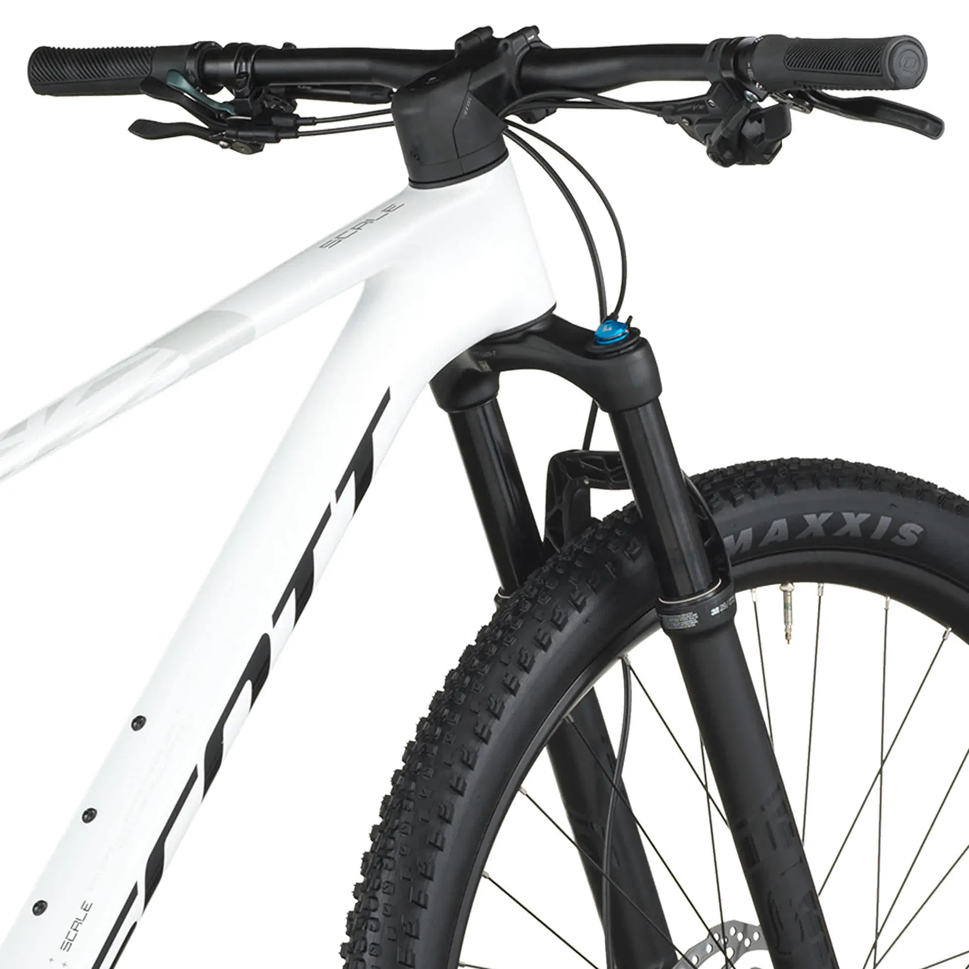 Bicicleta MTB Scott Scale 910 Carbon Aro 29 SRAM Eagle 70 Blanco 4