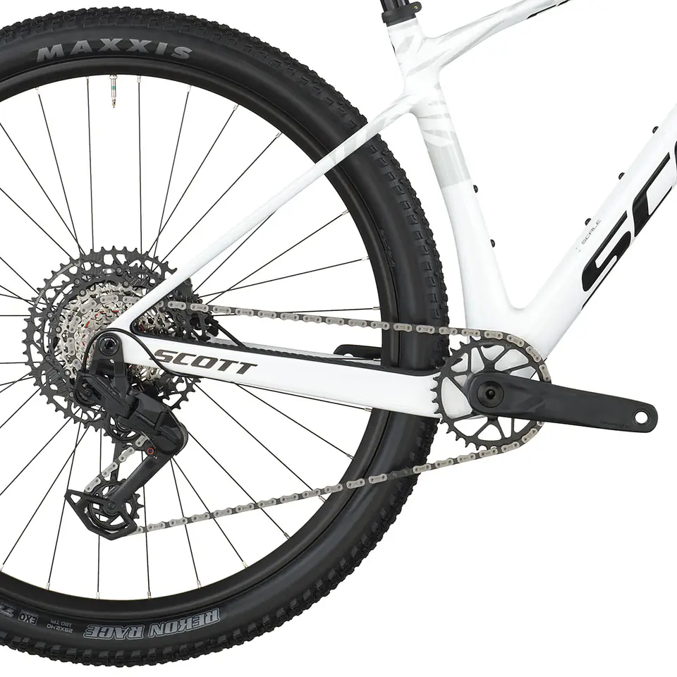Bicicleta MTB Scott Scale 910 Carbon Aro 29 SRAM Eagle 70 Blanco 7