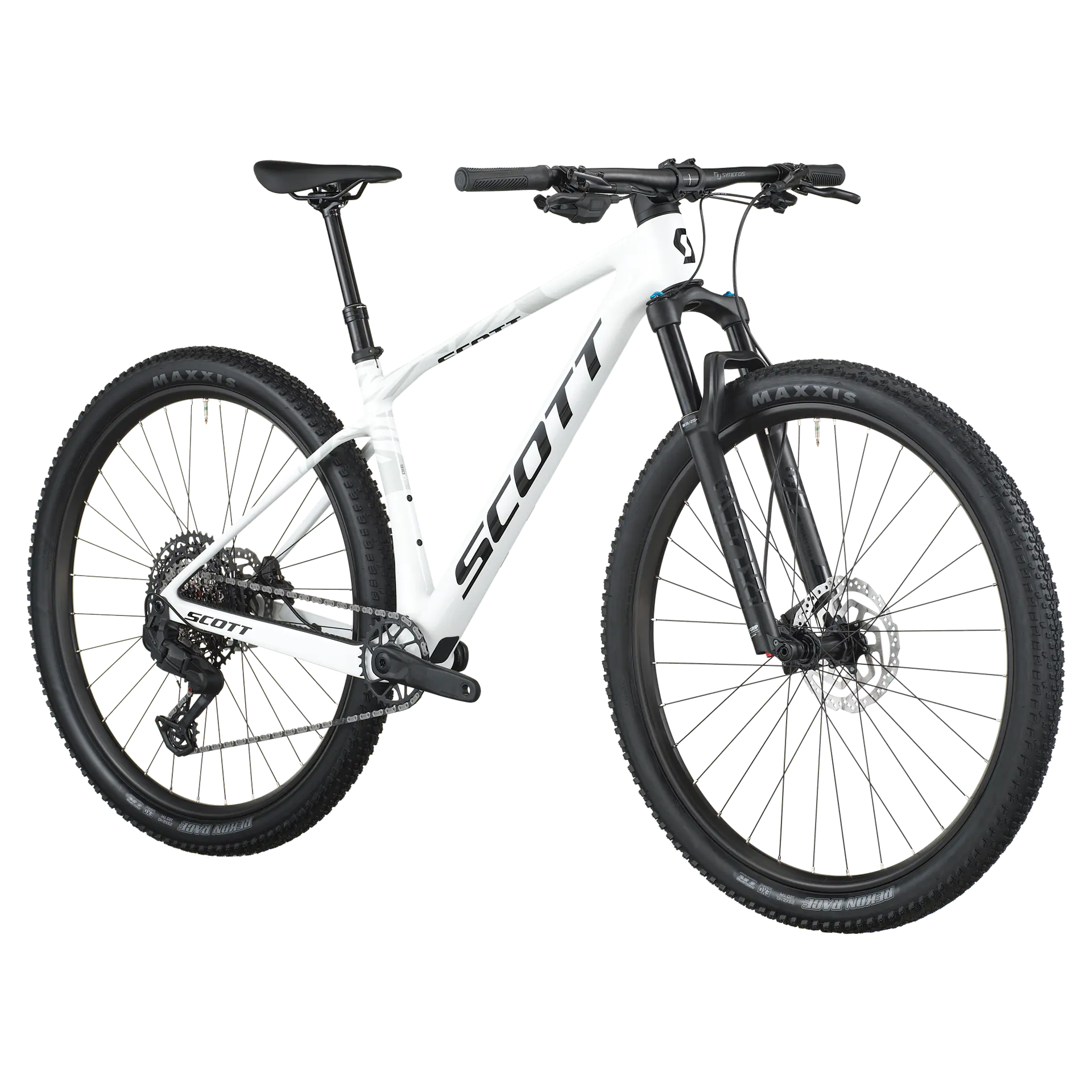 Bicicleta MTB Scott Scale 910 Carbon Aro 29 SRAM Eagle 70 Blanco 2