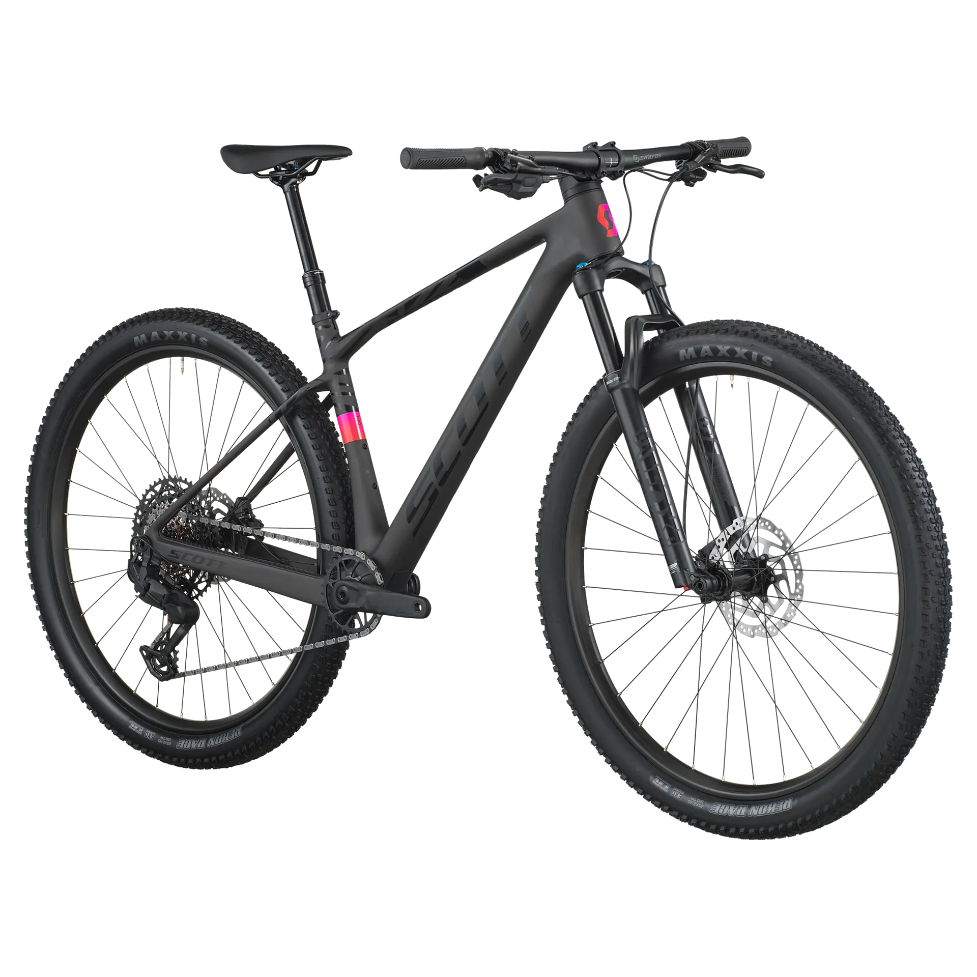 Bicicleta MTB Scott Scale 910 Carbon Aro 29 SRAM Eagle 70 Negro/Rosa 2