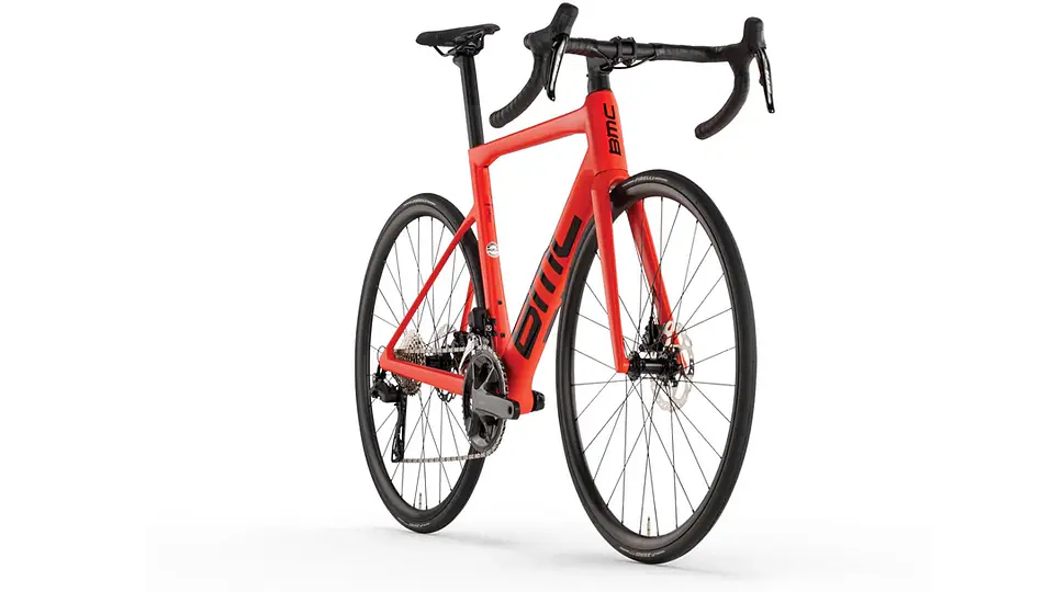 Bicicleta Ruta BMC Teammachine SLR THREE Shimano 105 Di2 Neon Red 3