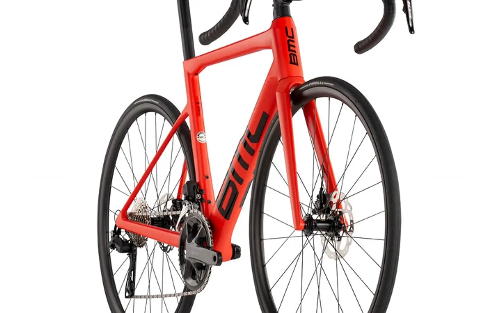 Bicicleta Ruta BMC Teammachine SLR THREE Shimano 105 Di2 Neon Red 5