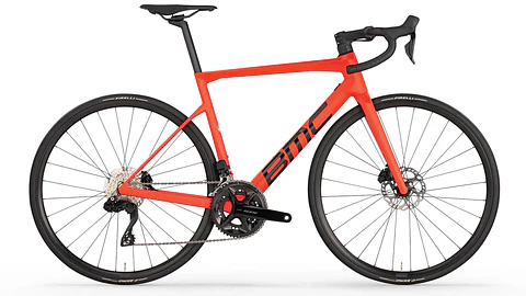 Bicicleta Ruta BMC Teammachine SLR FOUR Shimano 105 Mecánico Rojo Talla 54