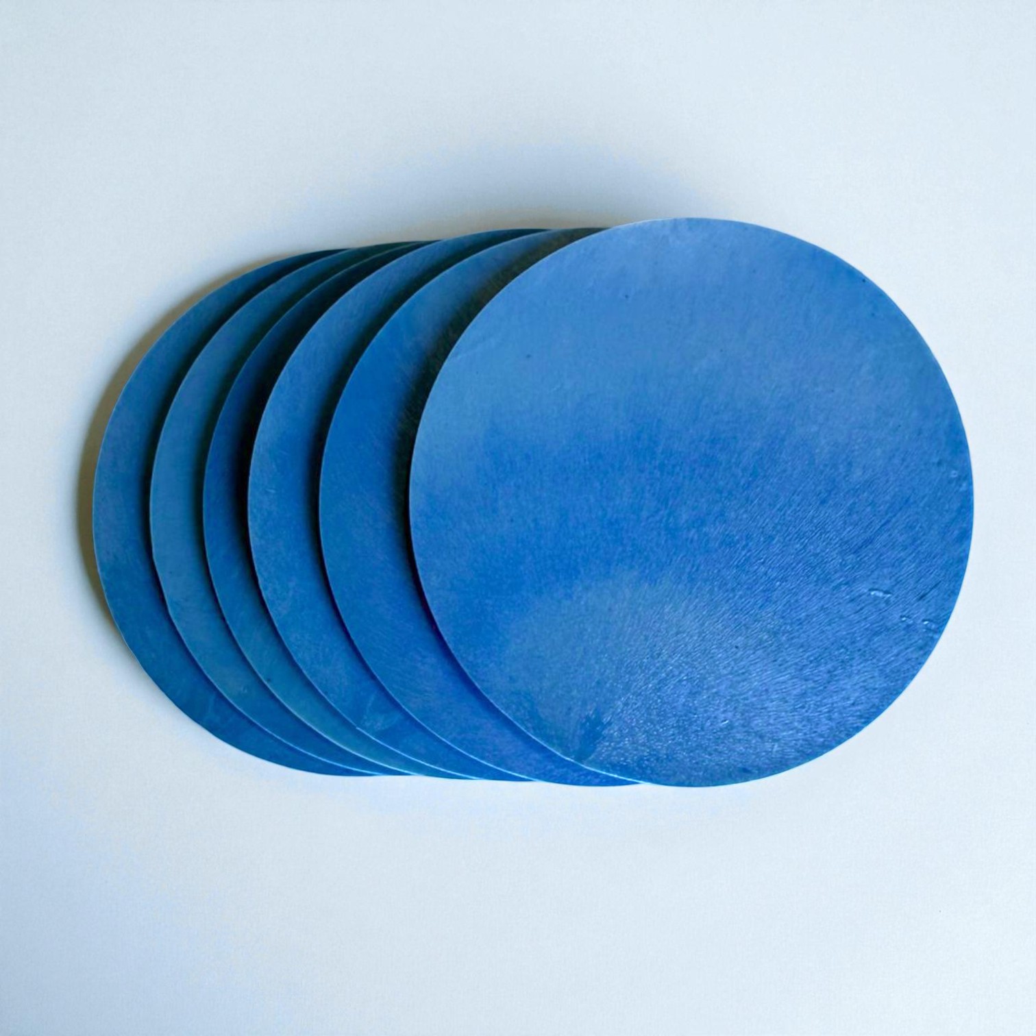 Set x4 Posavasos de Piedra Pizarra Circular