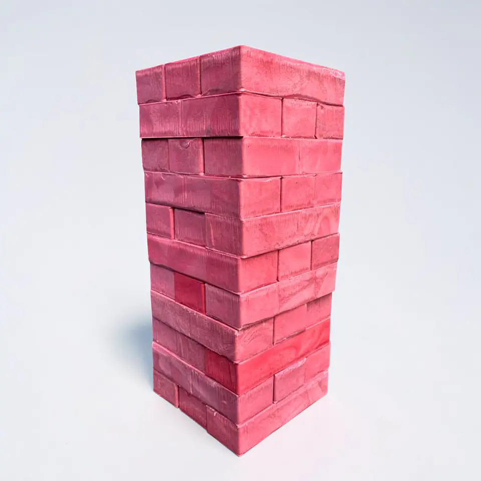 Jenga PEYU | Torre de bloques 100% plastico reciclado 3