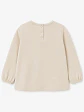 Camisola Fina Bebé Laços de Tule Creme (6M aos 36M) - Thumbnail 3
