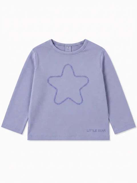 Camisola Fina Bebé "Little Star" Lilás (6M aos 36M)