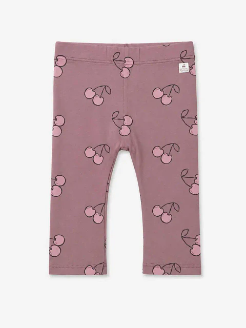 Leggings Bebé "Sweet Cherry" Malva (6M aos 36M)