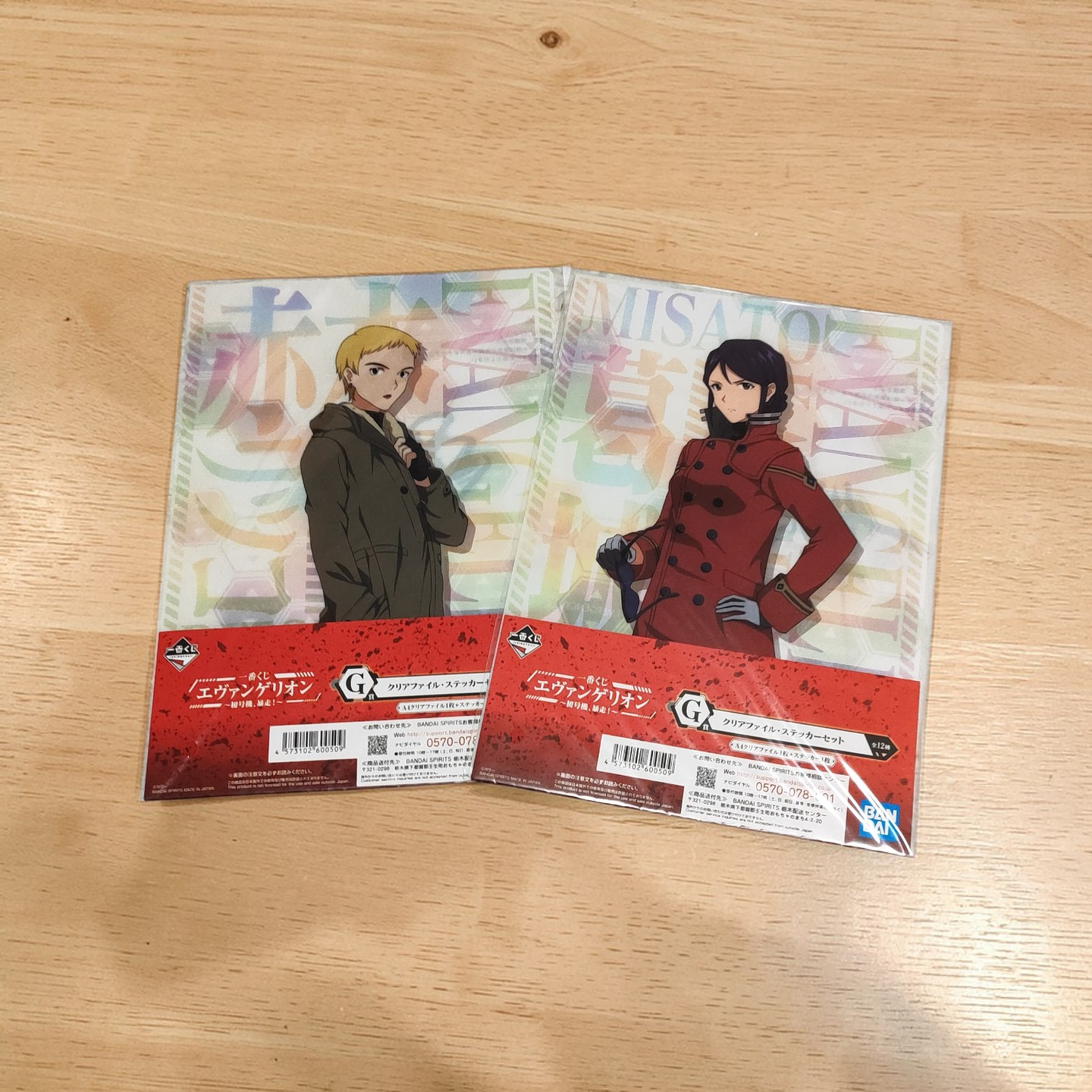 Carpeta Clear File Evangelion – Ichiban Kuji (Premio G) 2