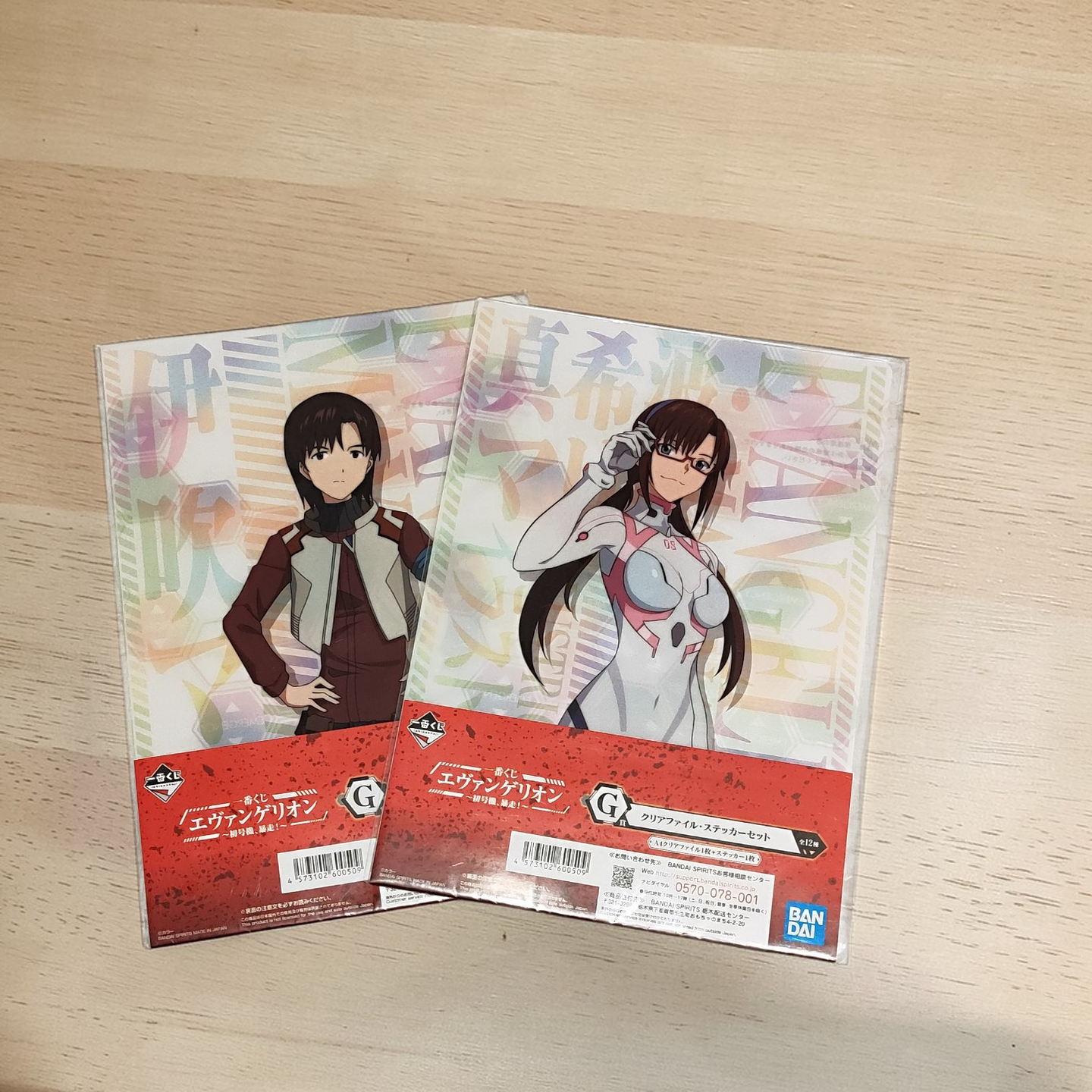 Carpeta Clear File Evangelion – Ichiban Kuji (Premio G) 1