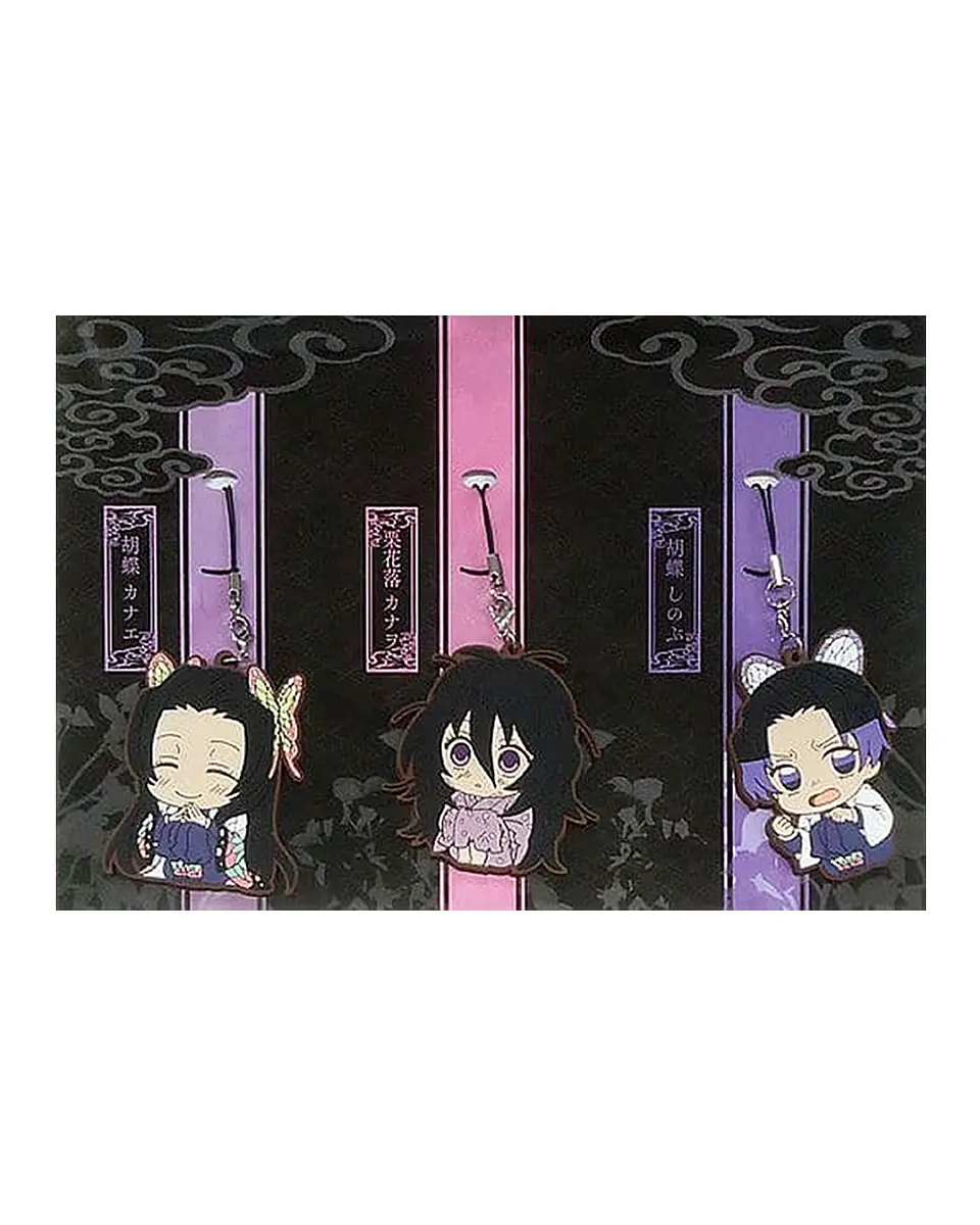 [Entrega inmediata] Set de 3 Straps Demon Slayer – Kanae Kocho, Tsuyuri Kanao, Shinobu (Kimetsu no Yaiba) 1