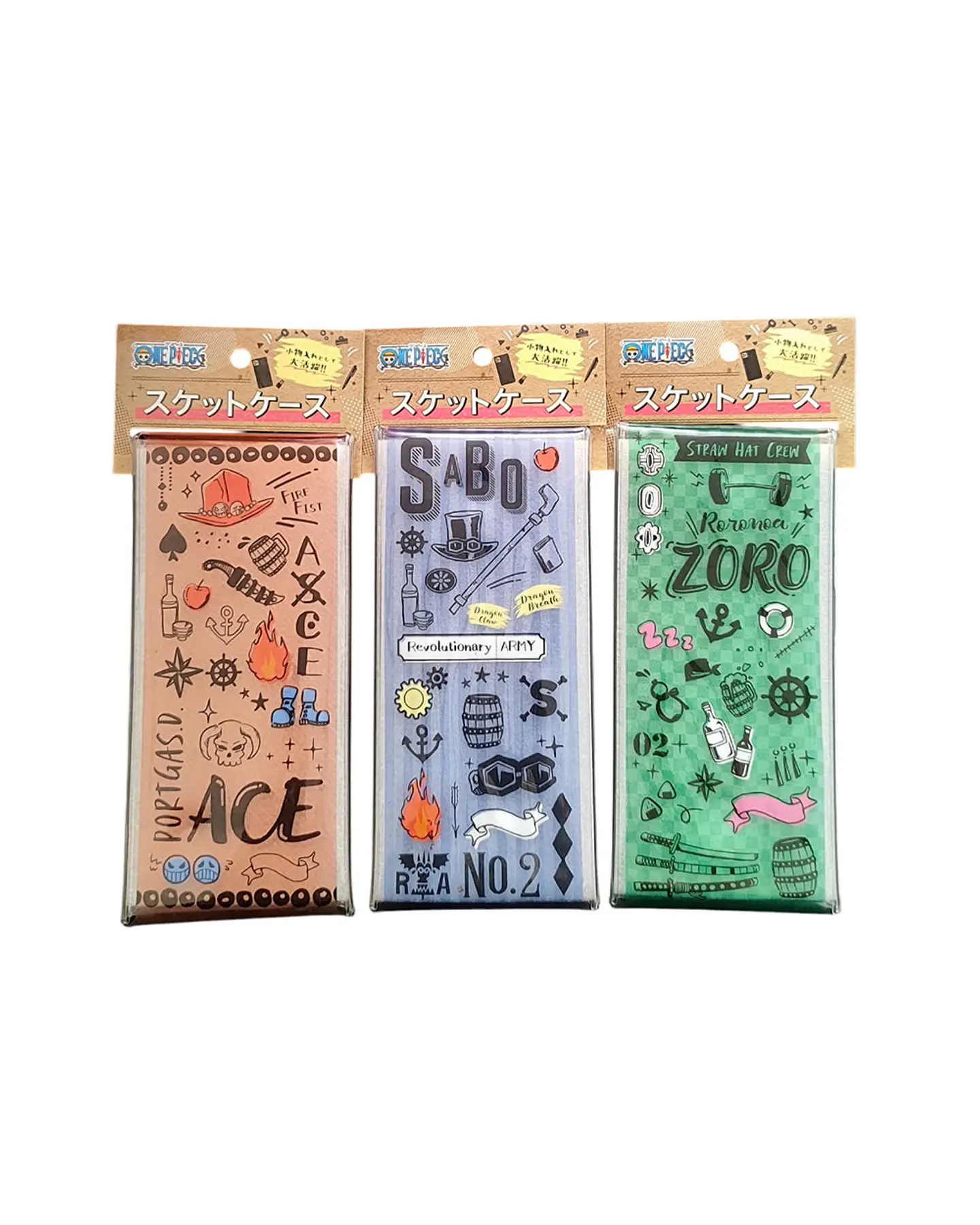 [Entrega inmediata] Estuche transparente One Piece – Straw Hat Crew 1
