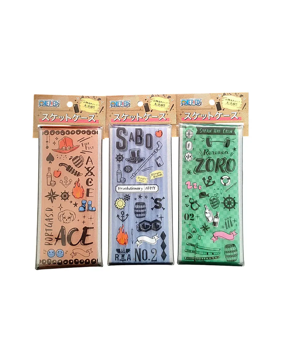 [Entrega inmediata] Estuche transparente One Piece – Straw Hat Crew 1