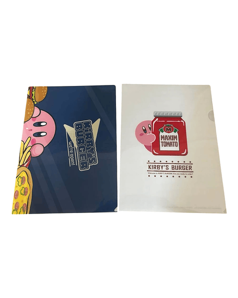Set de carpetas Kirby’s Burger – Ichiban Kuji 