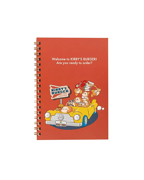 Cuaderno Kirby’s Burger – Libreta Espiral