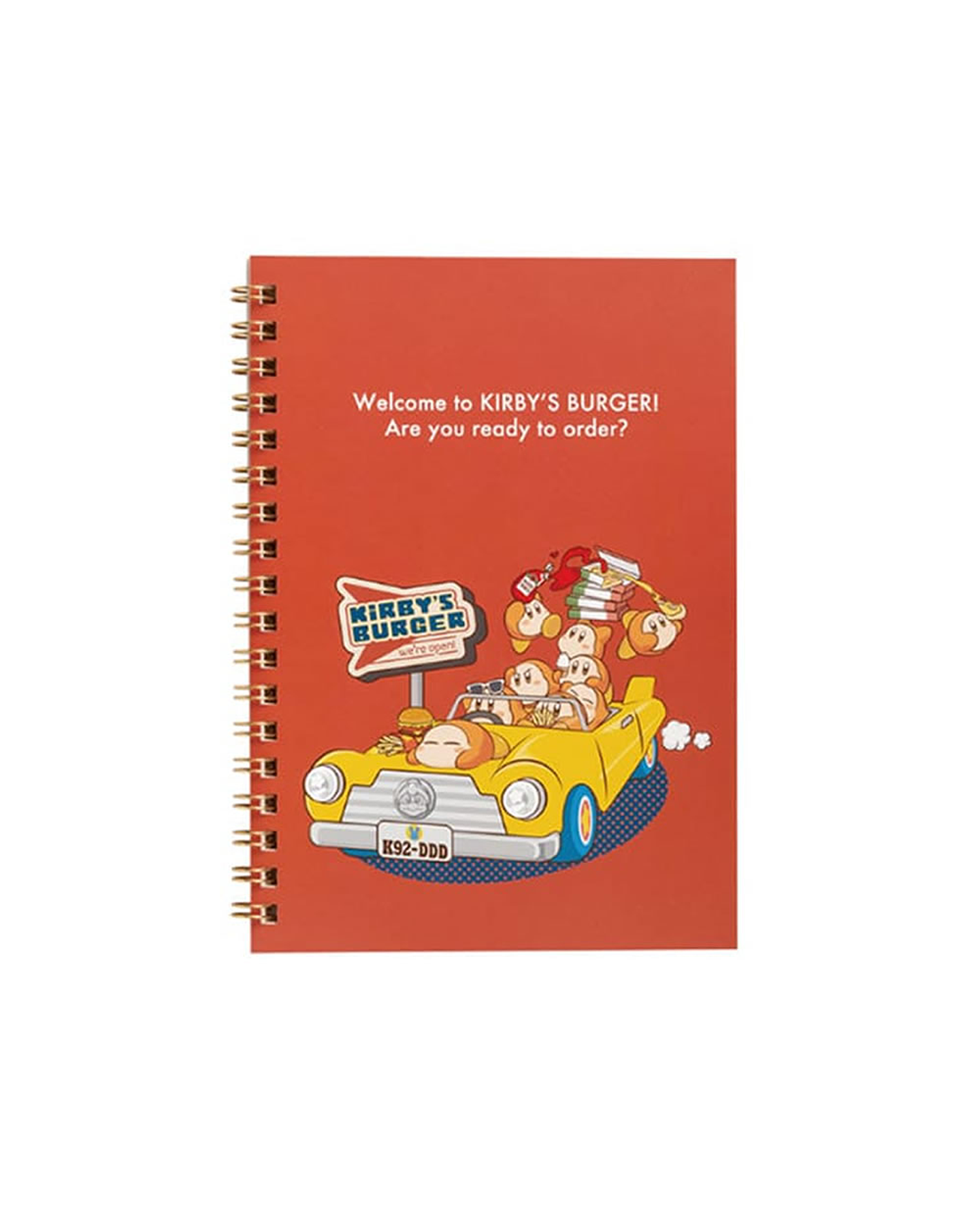 Cuaderno Kirby’s Burger – Libreta Espiral 1