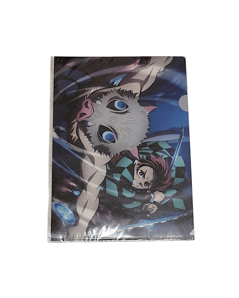 Carpeta Clear File A4 Demon Slayer – Tanjiro & Inosuke