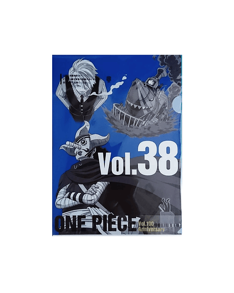 Set 2 Carpetas Clear File One Piece Ichiban Kuji Vol.100 Anniversary (Vol.37 & Vol.38)