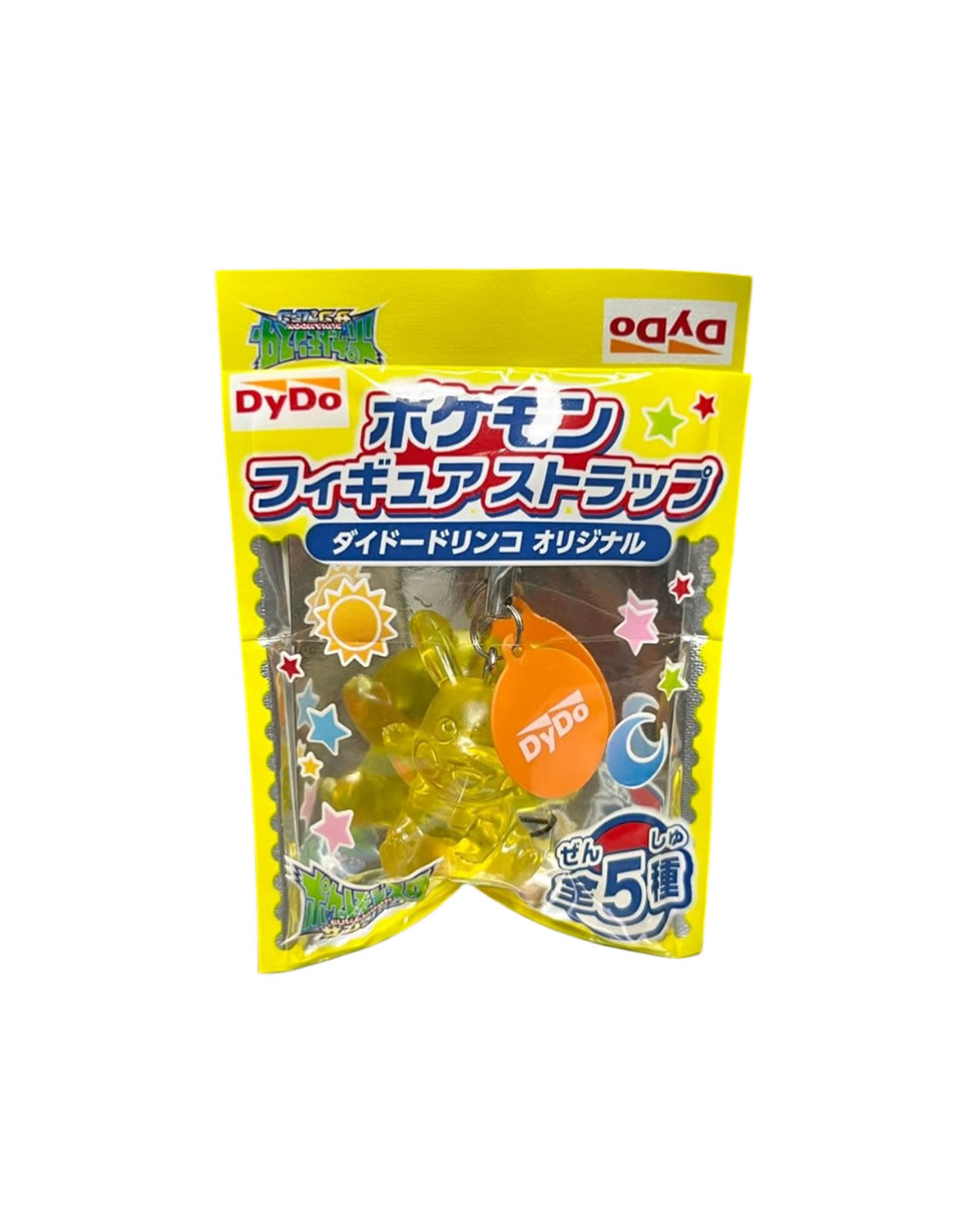 Llavero Pokémon Pikachu transparente – Figura Original Japón (DyDo) 1