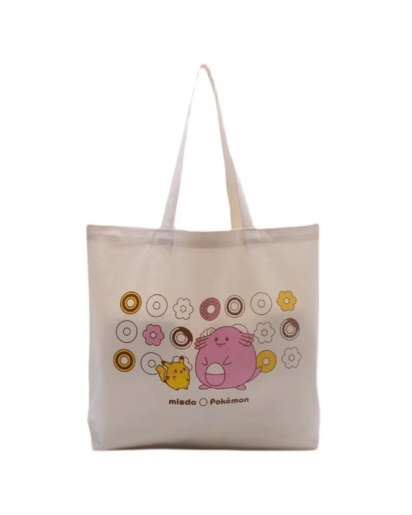 Totebag Pokémon x Misdo – Chansey & Pikachu 1