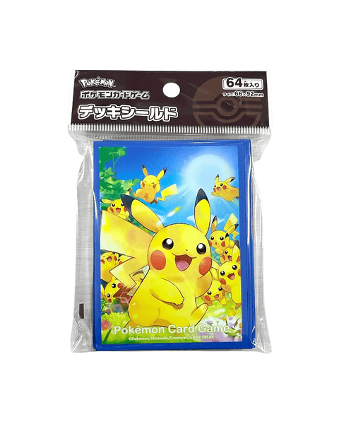 Fundas Pokémon Pikachu TCG (64 unidades) – Japón (Llegada Abril)
