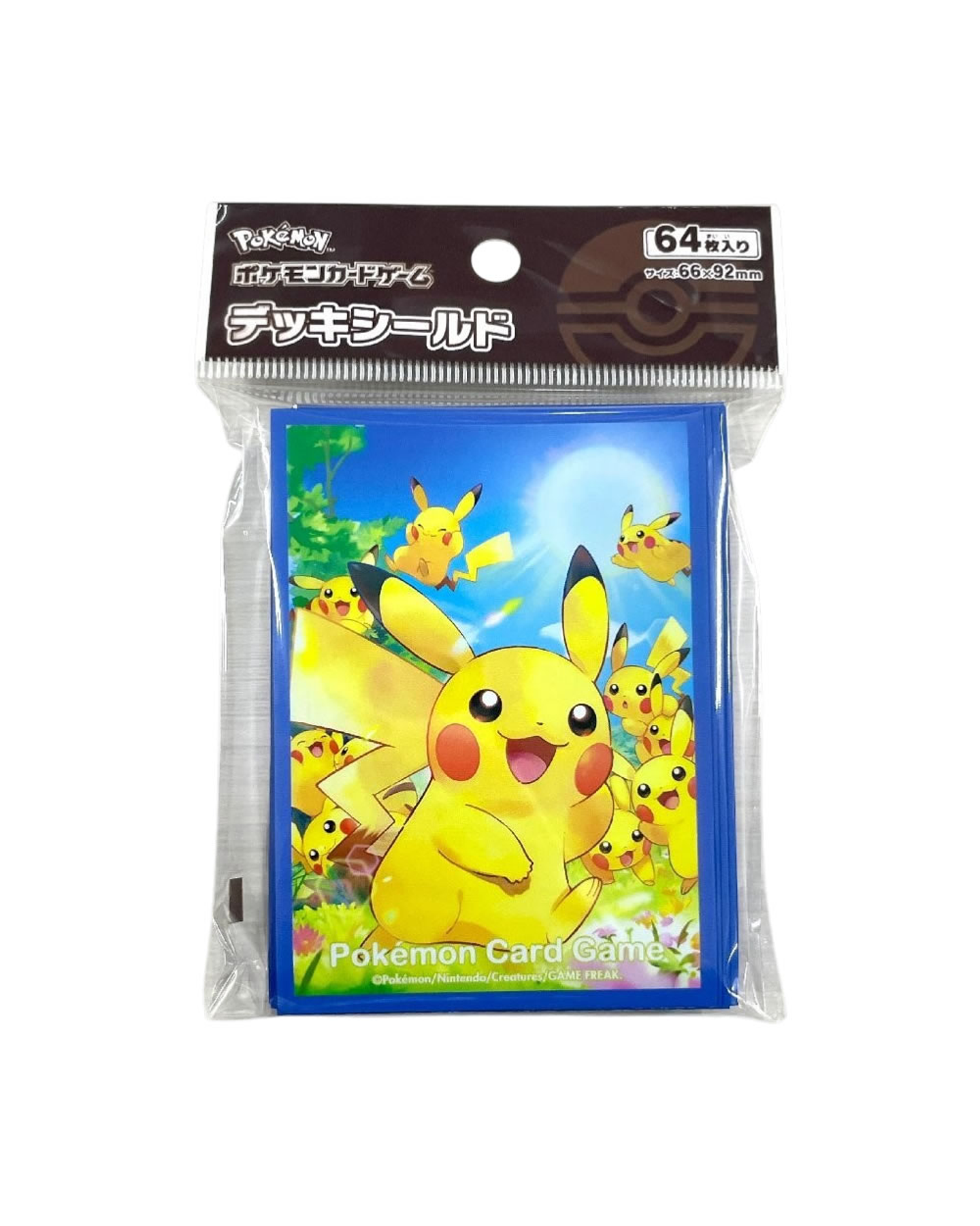 Fundas Pokémon Pikachu TCG (64 unidades) – Japón (Llegada Abril) 1