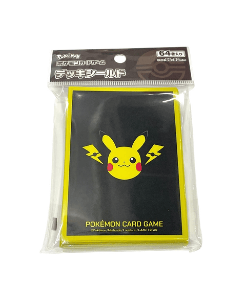 Fundas Pokémon Pikachu TCG Minimalista (64 unidades) – Japón (Llegada Abril)