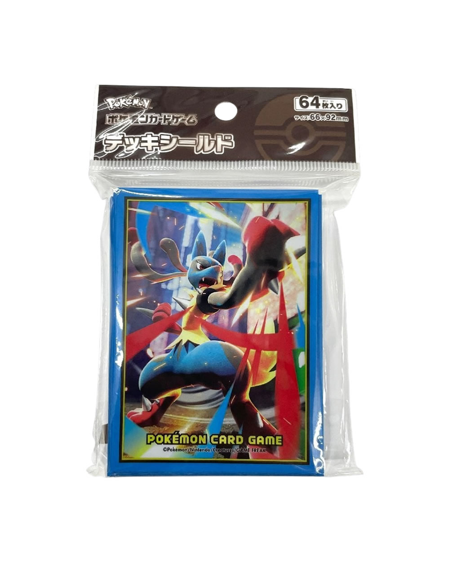 Fundas Pokémon Lucario TCG (64 unidades) – Japón (Llegada Abril) 1