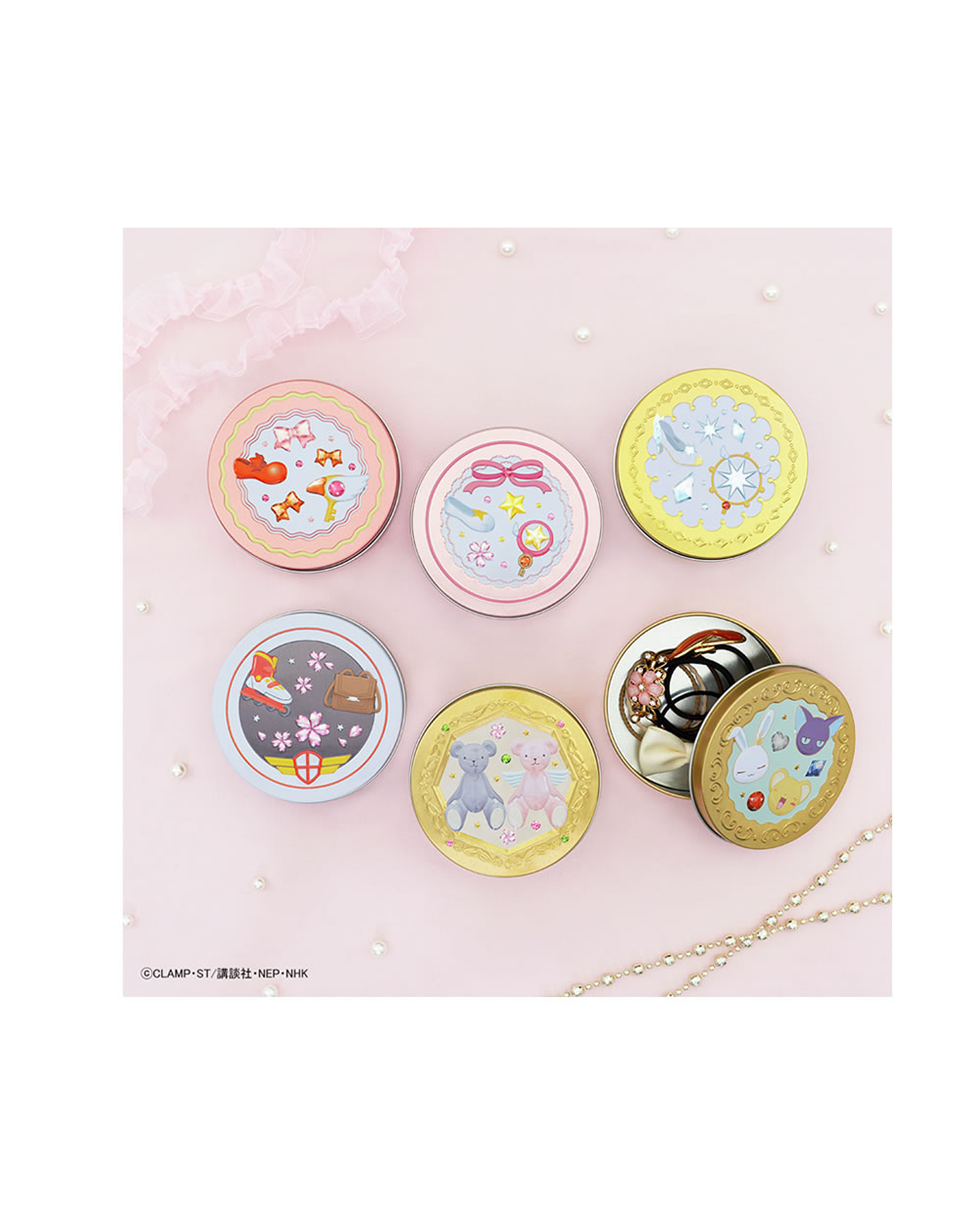 Caja de Accesorios Cardcaptor Sakura Ichiban Kuji “Sakura no Kirameki Jewelry” F Prize (Lata) (Llegada Abril) 2