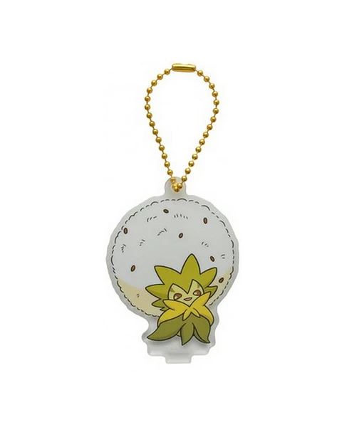 Llavero Acrílico Eldegoss Pokémon Center Japón (Incluye Soporte)