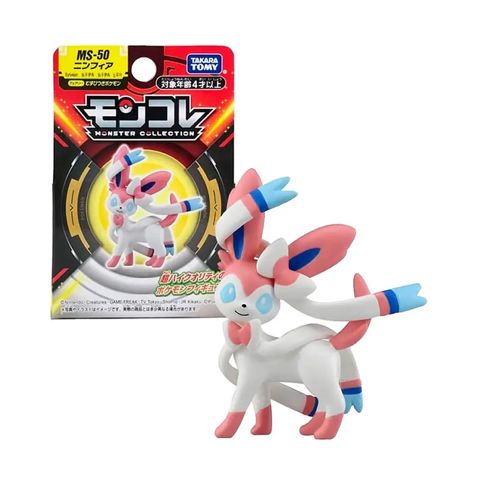 [Entrega inmediata] Figura Pokémon Moncolle MS-50 Sylveon Takara Tomy 6