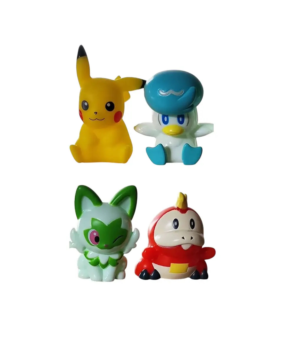 Set Figuras Pokémon Paldea + Pikachu Shopro Vol. 2 Original Japón (4 Figuras) 1