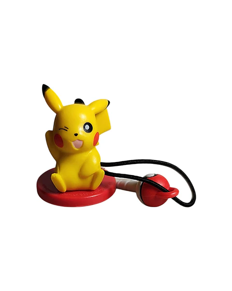 Strap con figura Pokémon Pikachu Limpiapantallas -Nintendo Switch 3DS Original Japón