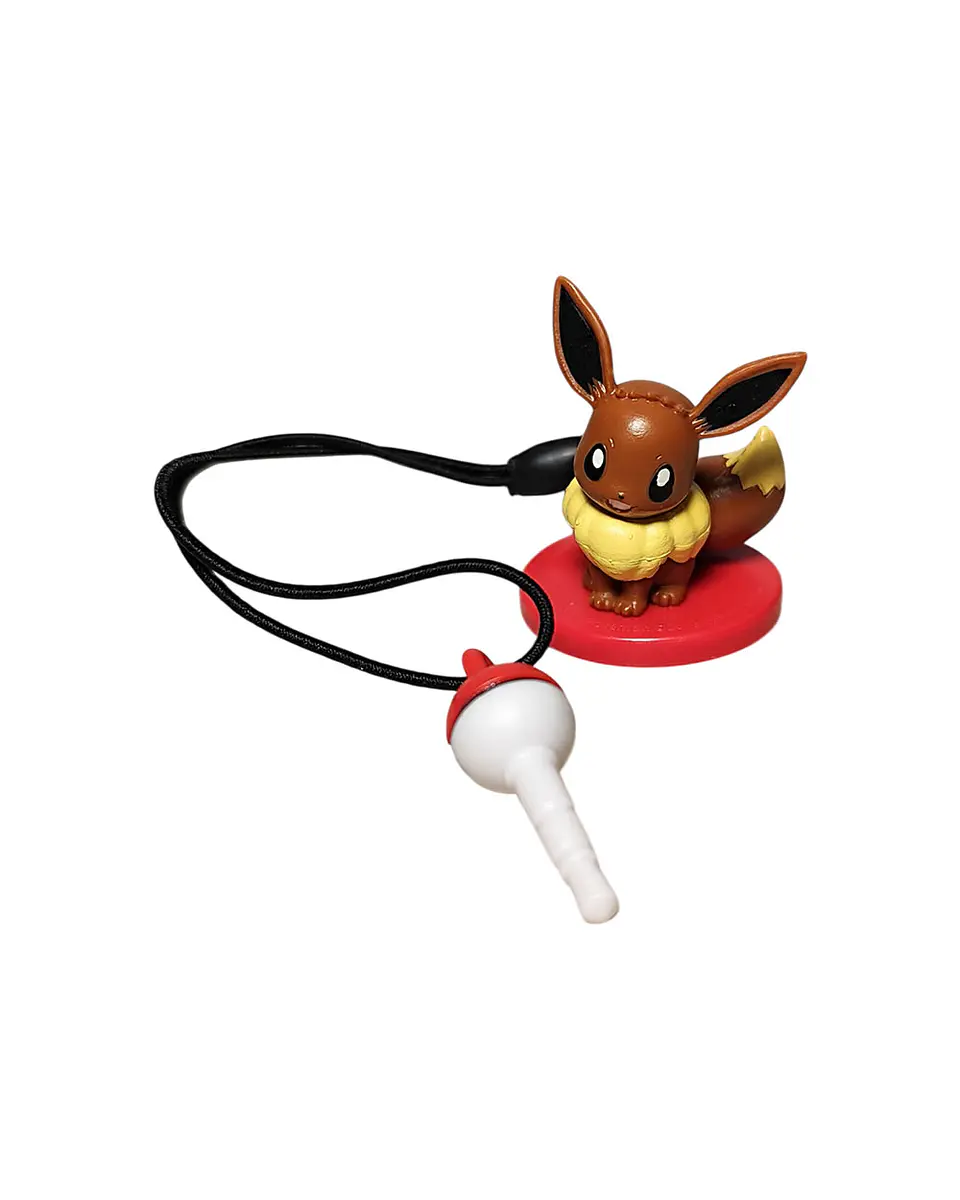 Strap con figura Pokémon Eevee Limpiapantallas -Nintendo Switch 3DS Original Japón 1