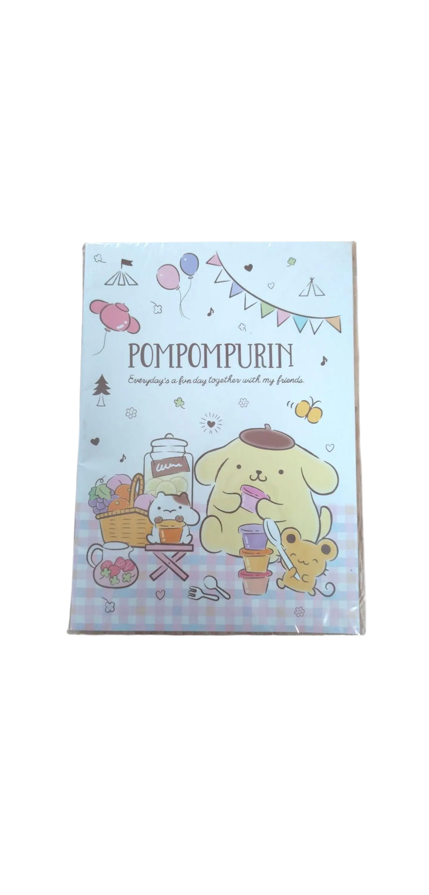 Cuaderno Pompompurin Sanrio – Diseño Picnic 6