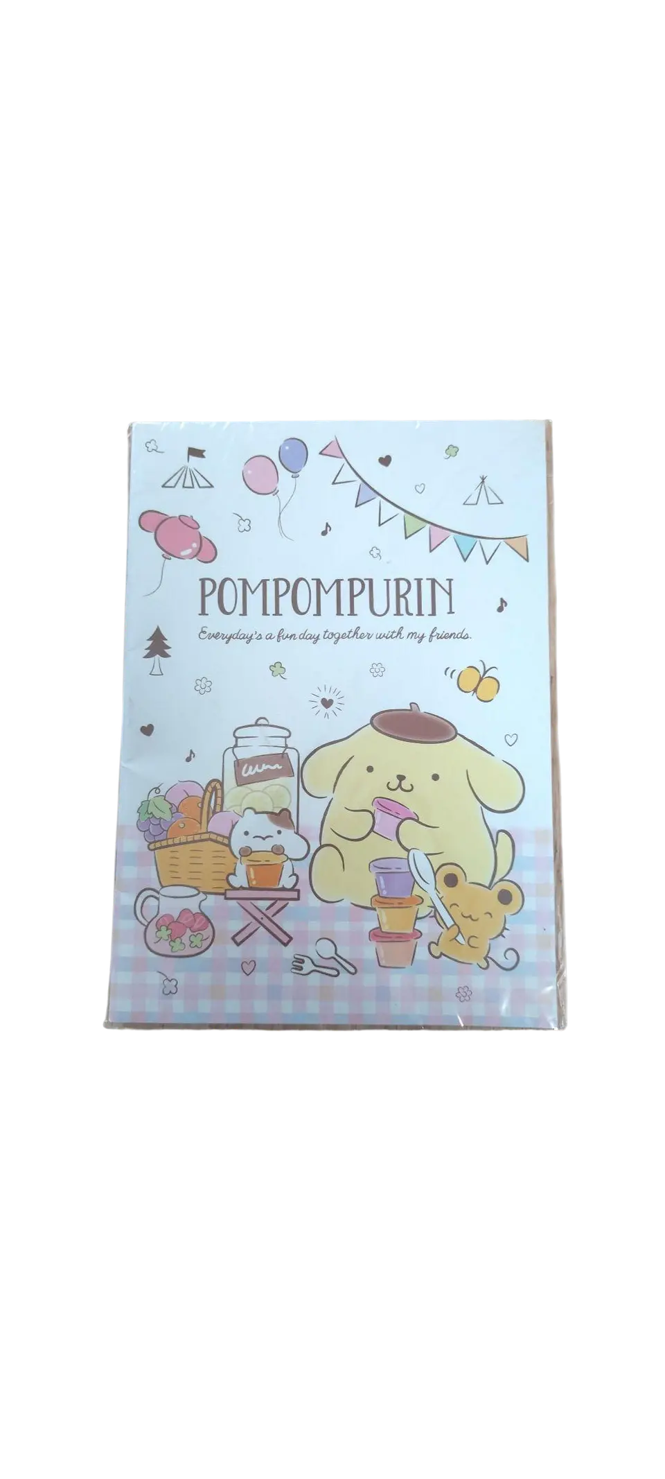 Cuaderno Pompompurin Sanrio – Diseño Picnic 6