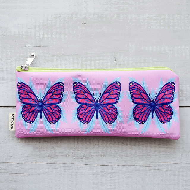 Estuche estampado - Mariposas